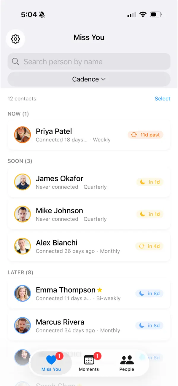 Connected app screenshot 3