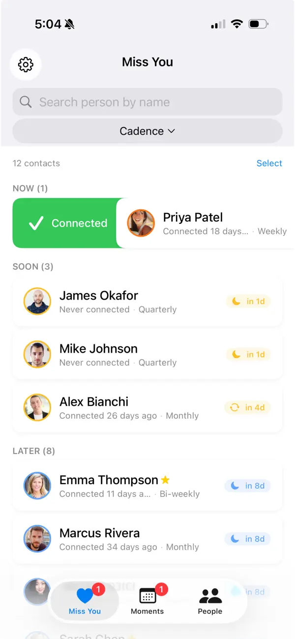 Connected app screenshot 4